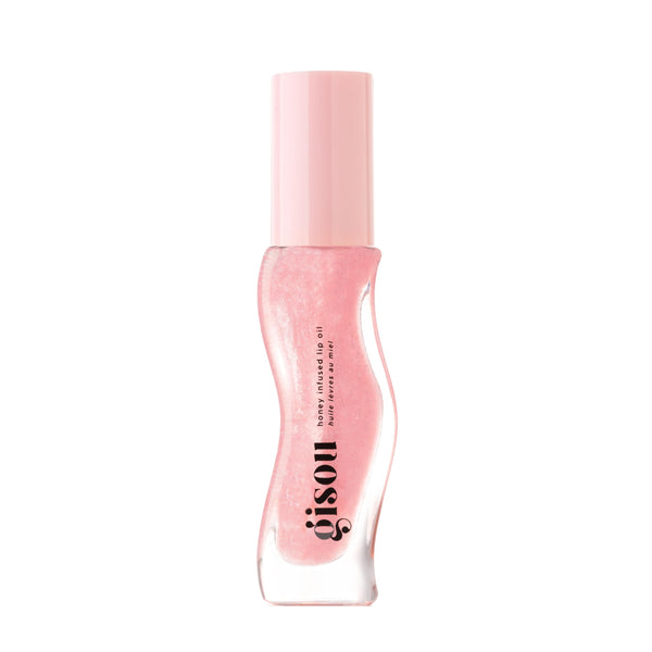 Gisou Honey Infused Lip Oil – Hydrating & Glossy Lip Oil with Mirsalehi Honey & Jojoba Seed Oil, Non-Sticky Shine, Watermelon Sugar, 0.27 Fl Oz