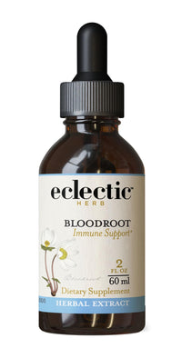 Thumbnail for Eclectic Herb Wildcrafted Non-GMO Bloodroot | US Grown, Gluten Free, Soy Free, 100% Kosher | 2 fl oz (60 ml)