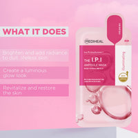 Thumbnail for Mediheal Official Best No.1 Korean Sheet Mask - IPI Ampoule Face Mask 10 Sheets For Brightening Radiant for Dull Skin with Niacinamide