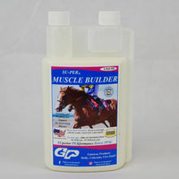 Thumbnail for SU-PER Muscle Builder Horse Supplement - Training and Performance Support for Exercising Muscle - 1 Quart