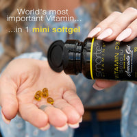 Thumbnail for (3 Pack) Smarter Vitamin D3 5000 IU in Avocado Oil 125mcg 270 Mini Softgels