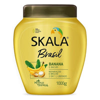 Thumbnail for SKALA - Brasil - Creme de Tratamento 2 em 1 Banana e Bacuri 1 Kg - (Banana and Bacuri 2 in 1 Treatment Cream Net 35.27 Oz)