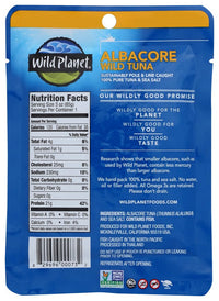 Thumbnail for Wild Planet Albacore Tuna - Pouch Pack, 3 Ounce - 12 per case
