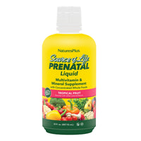 Thumbnail for NaturesPlus Source of Life Prenatal Liquid - Tropical Fruit Flavor - 30 fl oz - Multivitamin & Mineral Supplement with Iron - Nutritional Support for Pregnancy - Gluten Free, Vegetarian - 30 Servings
