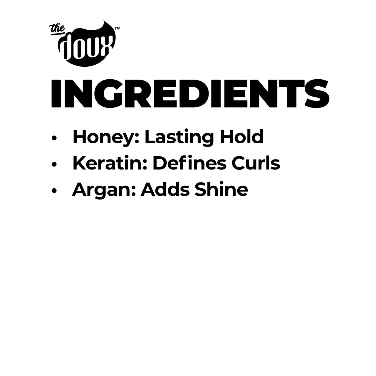 The Doux POP LOCK 5-Day Curl Forming Glaze for Natural Hair – Anti-Humidity Gel with Honey & Argan Oil – Curly Hair Styling Gel for Shine, Frizz Control, and Long-Lasting Curl Definition