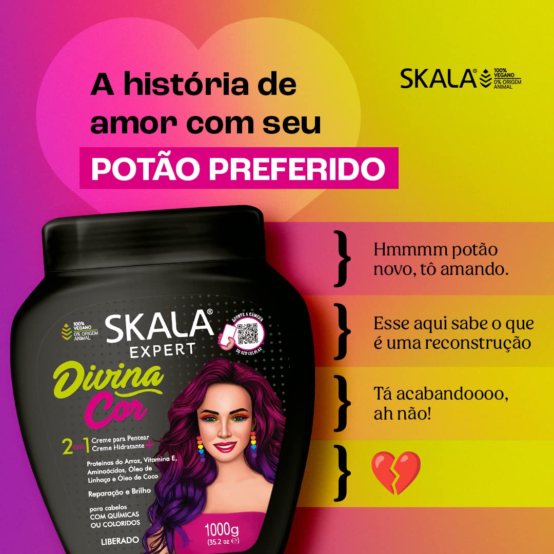 SKALA Expert Divina Cor Expert 2 in 1 Hair Treatment, 2.2 lbs (1 kg)