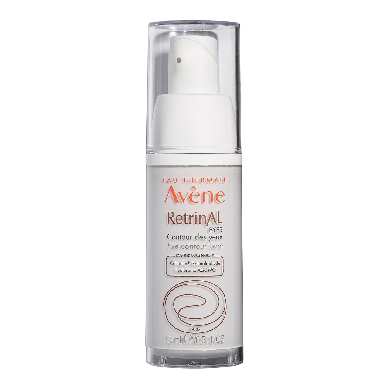 Avène RetrinAL EYES, Retinaldehyde & Hyaluronic Acid MO, Reduce the Appearance of Fine Lines, Puffiness, Dark Circles, 0.5 Oz
