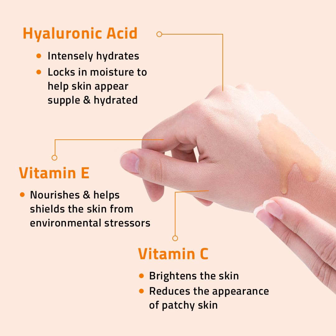 YEOUTH Vitamin C Face Serum with Hyaluronic Acid For Face Dull Spots