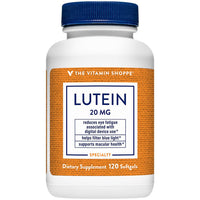 Thumbnail for The Vitamin Shoppe Lutein 20 MG - Eye Health, Vision Support & Blue Light Protection, Carotenoid Antioxidant (120 Softgels)