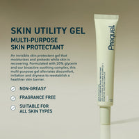 Thumbnail for Prequel Skin Utility Gel, Moisturizing Protectant. Lightweight Multi-Purpose Face and Body Cream for Dry Skin, Hand Cream for Cracked Hands. Soothing Barrier Support with 20% Glycerin
