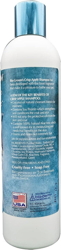 Thumbnail for Bio-Groom Crisp Apple Dog Shampoo - Natural Scent Pet Shampoo, Aloe Vera, Chamomile, Cat & Dog Bathing Supplies, Puppy Wash, Cruelty-Free, Made in USA, Quick Rinse Cat Shampoo - 12 fl oz 1-Pack
