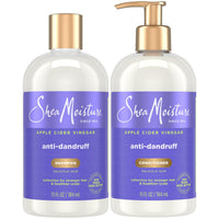 Thumbnail for SheaMoisture Anti-Dandruff Shampoo & Conditioner – Apple Cider Vinegar, Shea Butter, 3% Salicylic Acid for Itchy Scalp Relief, 13 Oz Ea