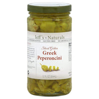 Thumbnail for Jeff's Naturals Sliced Golden Greek Peperoncini (Pack of 6)