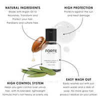 Thumbnail for Alex Costa Hydrating Argan Oil Daily Hair Serum by Forte Series Sulfate Free Argan Hair Oil for Men Hair Serum for Dry Damaged Hair, for Styling Hair (75 ml / 2.5 oz)