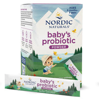 Thumbnail for Nordic Naturals Baby’s Nordic Flora Probiotic Powder, Unflavored - 30 Packets - 4 Billion CFU - Digestive Health & Immune Support for Babies & Toddlers (6 Months to 3 Years) - 30 Servings