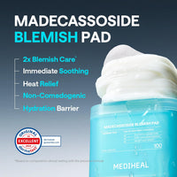 Thumbnail for MEDIHEAL Madecassoside Blemish Pad - Square Cotton Facial Toner Pads with Centella Asiatica & Madecassoside – Anti Blemish to Improve Uneven Skin Tone - Vegan Face Gauze Pads, 100
