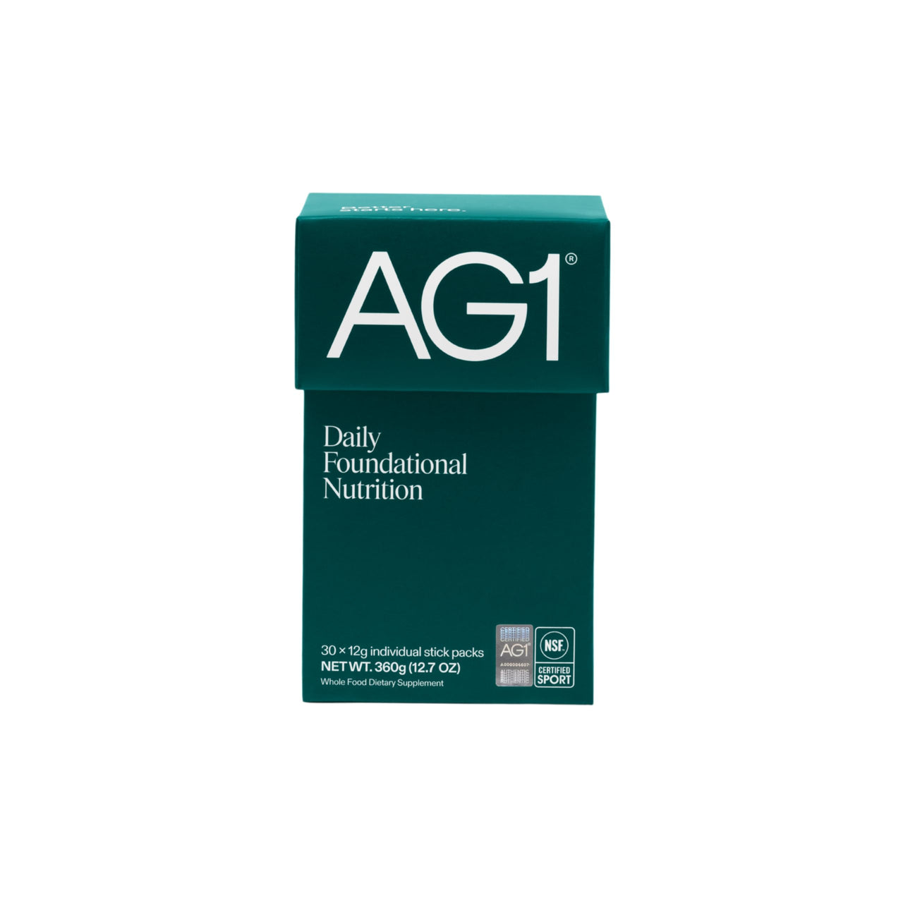 AG1 Athletic Greens Superfood and Probiotic, 75 Vitamins, Travel Pack 30ct