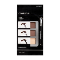 Thumbnail for COVERGIRL - Easy Breezy Brow Powder Kit, three shades brow definer, professional double-ended angled brush, effortless, 100% Cruelty-Free