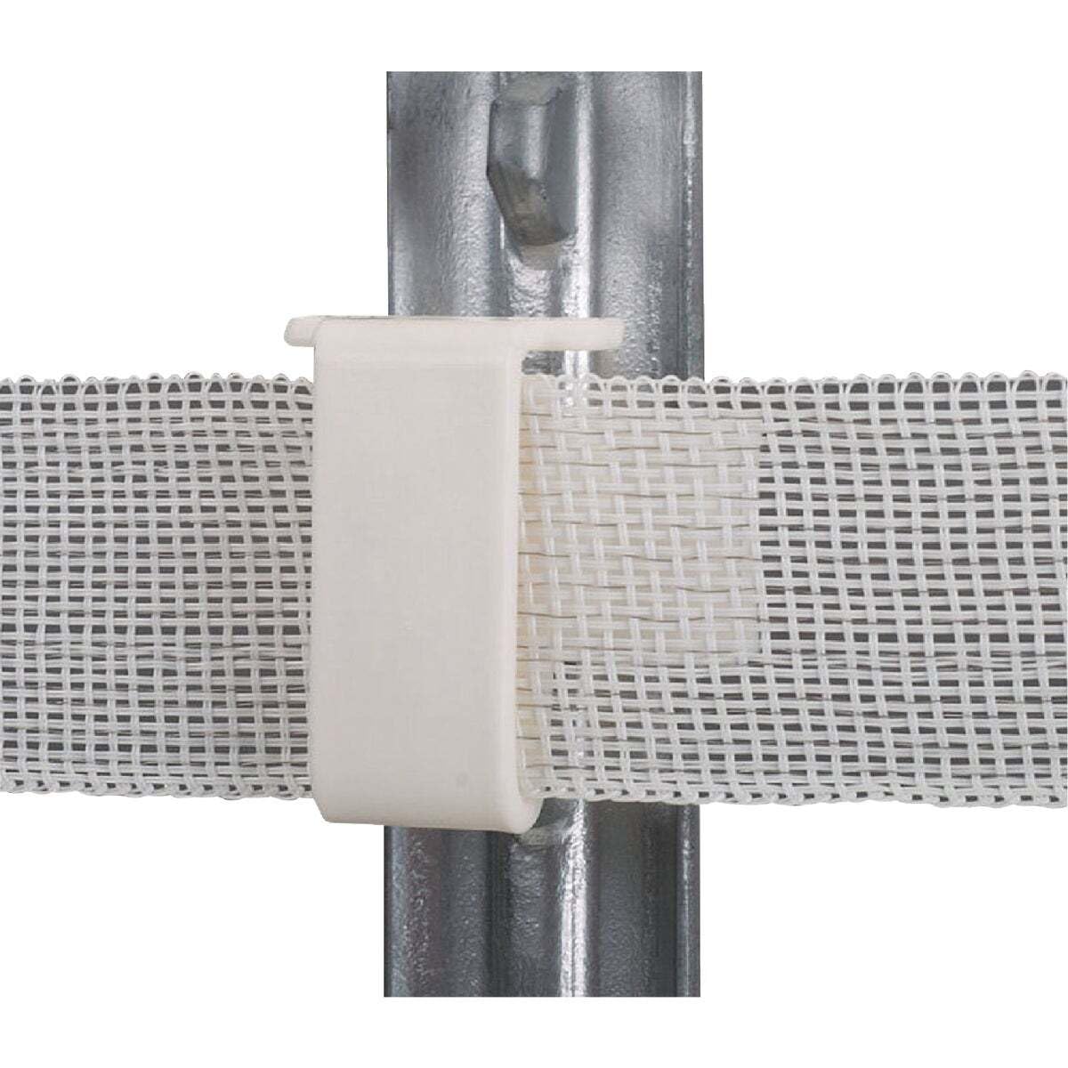 Dare 2334-25W Snap-On White Polyethylene Electric Fence Insulator (25-Pack)