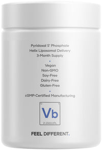 Thumbnail for Codeage Liposomal P5P Supplement – Vitamin B6 as Pyridoxal-5'– Phosphate – Liposomal Delivery – Active B6 Form – 3-Month Supply – 1 Capsule Daily – Non-GMO – 90 Capsules