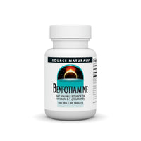 Thumbnail for Source Naturals: Benfotiamine, Fat Soluable Source of Vitamin B-1 (Thiamine) 150 mg 30 Tablet