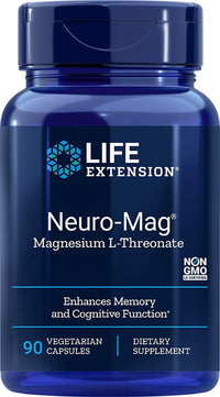 Thumbnail for Life Extension - Neuro-Mag, Magnesium L-Threonate Dietary Supplement 90 capsules