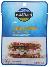 Thumbnail for Wild Planet Albacore Tuna - Pouch Pack, 3 Ounce - 12 per case