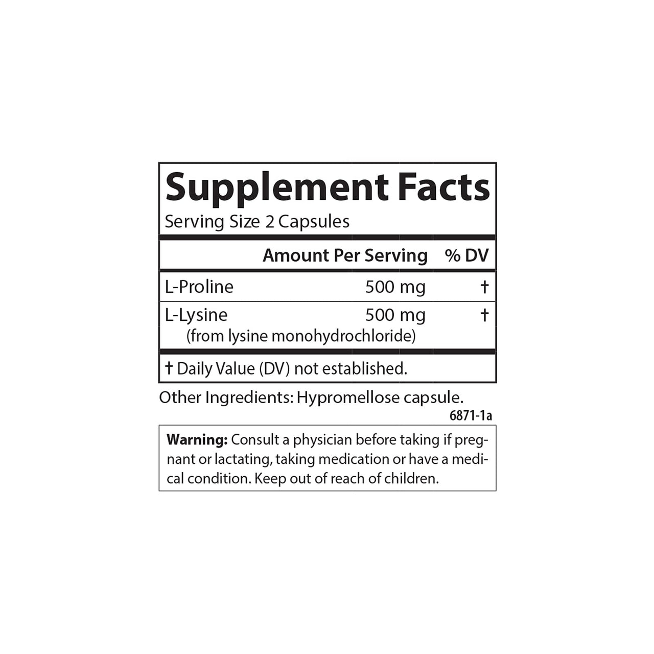 Carlson - Pro-Rite, Free-Form L-Proline & L-Lysine, Health, Joint Support & Collagen Formation, 90 Capsules