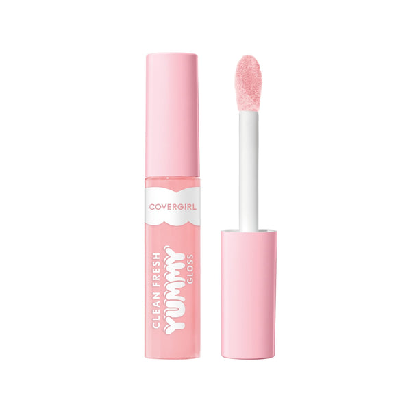 COVERGIRL Clean Fresh Yummy Gloss – Lip Gloss, Sheer, Natural Scents, Vegan Formula - Coconuts About You
