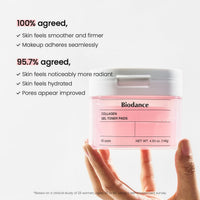 Thumbnail for Biodance Collagen Gel Toner Pads, Pore Minimizer for Face, Improving Elasticity, Plumping Toner Pads for Sensitive Skin, Pre-Soaked Pads, Korean Skin Careㅣ4.93 fl.oz.(140g)*60Pads