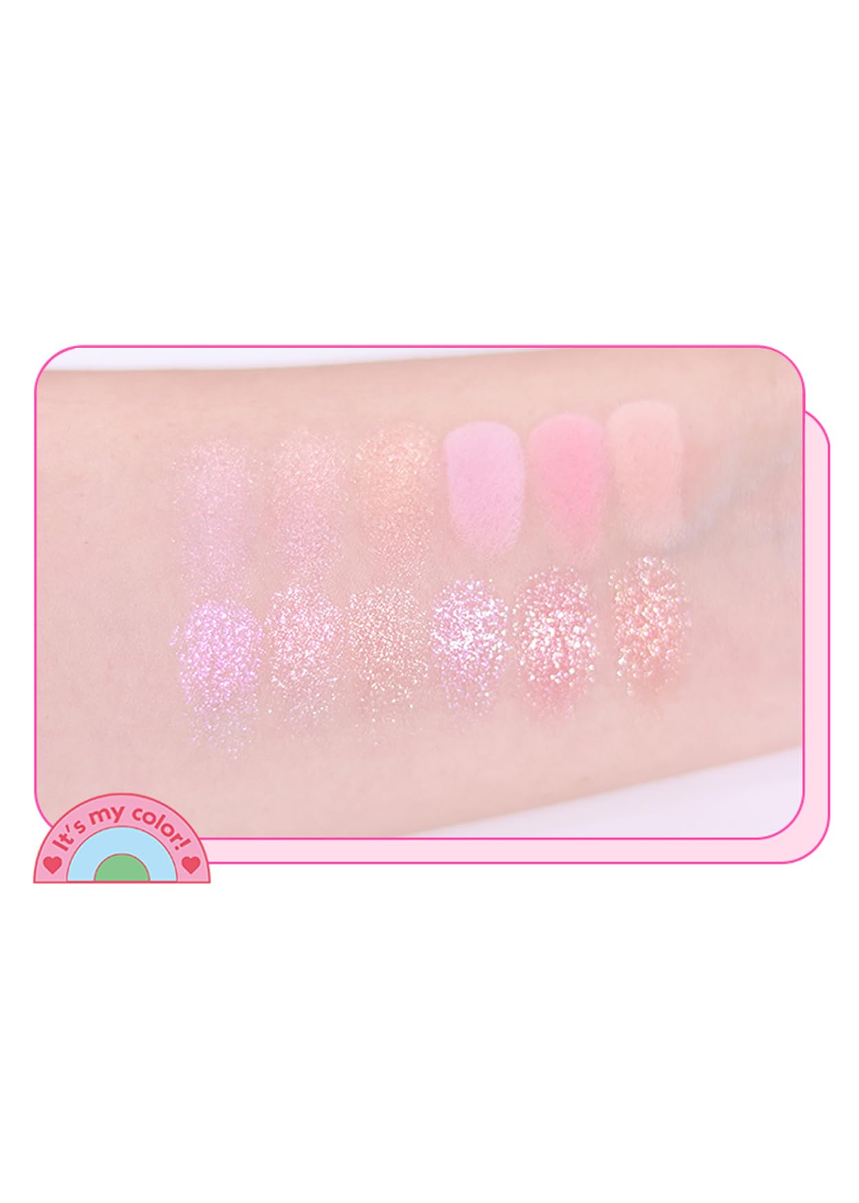 COLORGRAM Pin Point Eyeshadow Palette 04 Bright+Cool | Eyeshadow Palette for Daily makeup, Ultra-Blendable, Matte, Glitter, Shimmer Shades
