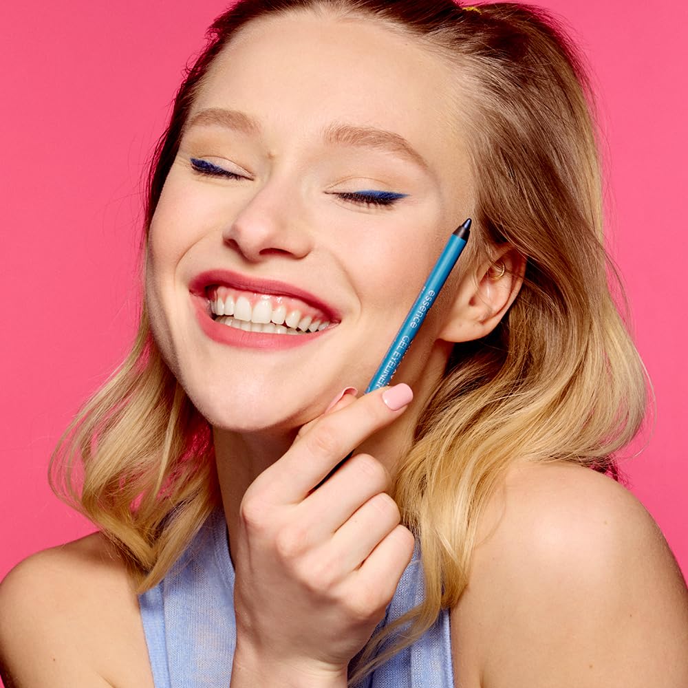 essence | Stay & Play Gel Eyeliner | Super Soft Gel-like Texture | Waterproof & Longlasting | Vegan & Cruelty Free (06 Midnight Sky)