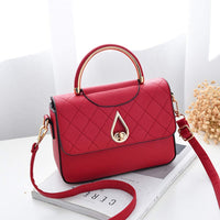 Thumbnail for Covelin Women's Small Leather Handbag Tote Shoulder Crossbody Bag Red