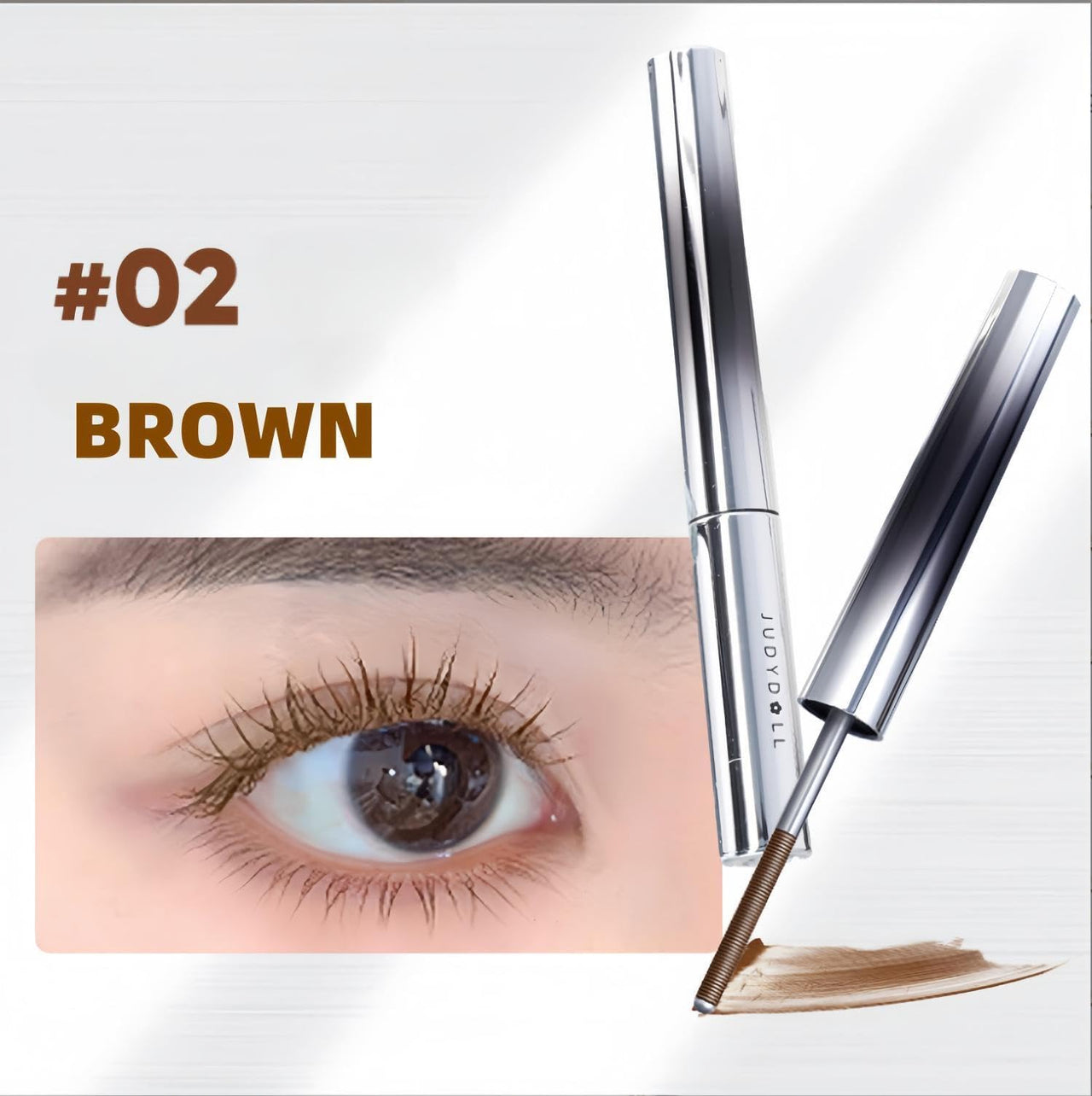 Zexten Judy Doll Mascara，Judy Metal Rod Mascara，Judy Doll 3D Strong Curling Iron Mascara, Bristleless Mascara，Judy doll Metal Mascara Smudge-Proof ，Waterproof, Flake Proof, Long Lasting, Black