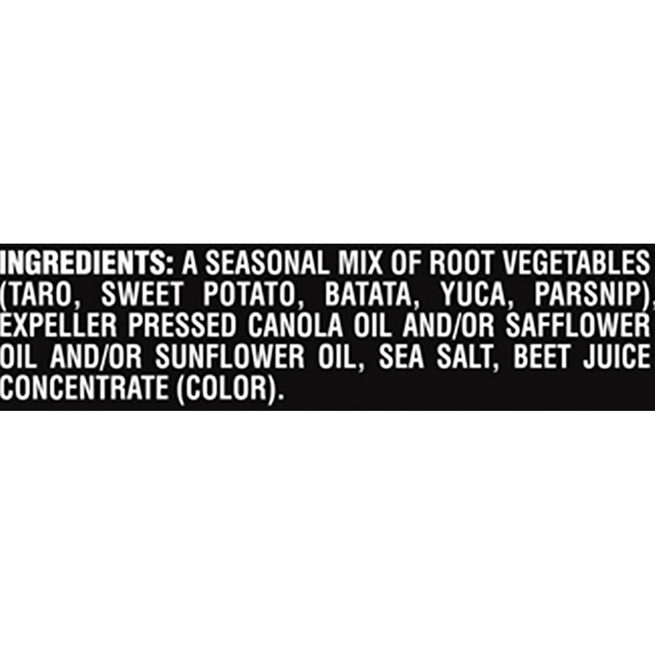 Terra Vegetable Chips, Original Chips with Sea Salt, 6.8 Oz, (Pack of 2)