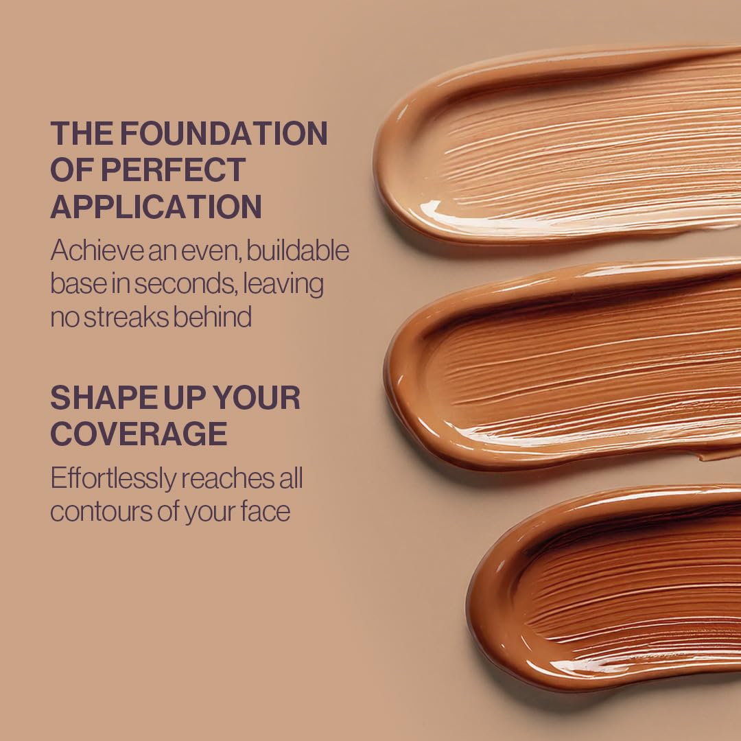 Anisa Beauty Pinnacle Foundation Brush | Professional Makeup Brush for Seamless Foundation Application | Soft, Vegan Fibers for Flawless Blending | Ideal for Liquid, Cream, and Powder Formulas
