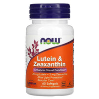 Thumbnail for Now Supplements, Lutein & Zeaxanthin with 25 mg Lutein and 5 mg Zeaxanthin, 60 Softgels (2 Pack)