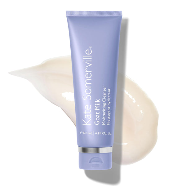 Kate Somerville Goat Milk Moisturizing Cleanser - Gentle Daily Face Wash for Sensitive Skin, Relieves Dry Skin & Tightness, 4 Fl Oz