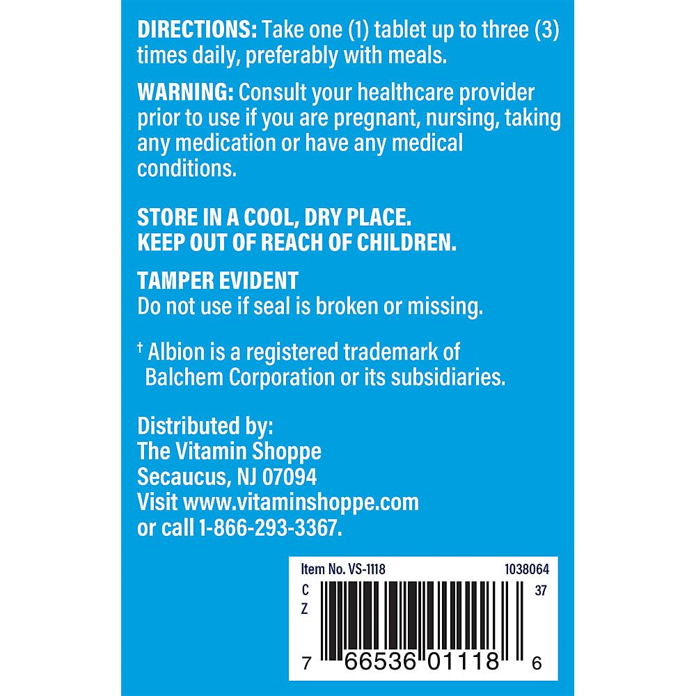 The Vitamin Shoppe Calcium Magnesium 2:1 - Bone Support Chelated | Cal-Mag with Vitamin D | 300 Tablets | Highly Absorbable
