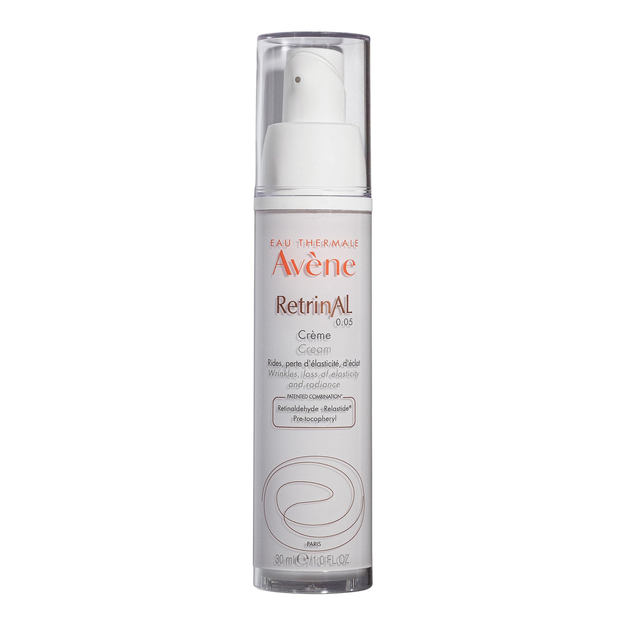 Avene RetrinAL 0.05 Cream, Retinaldehyde, Plump & Reduce the Appearance of Deep Lines & Wrinkles, 1.01 Oz