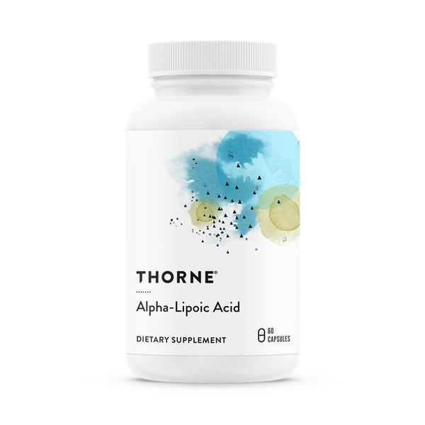THORNE - Alpha-Lipoic Acid - 300 mg - Supplement for Liver Detox, Antioxidant Support, Nerve Health & Mental Sharpness* - 60 Servings
