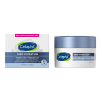 Thumbnail for Cetaphil Deep Hydration Healthy Glow Daily Face Cream, 1.7 oz, 48 Hour Dry Skin Face Moisturizer for Sensitive Skin, With Hyaluronic Acid, Vitamin E & Vitamin B5