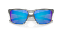Thumbnail for Oakley Men's OO9341 Sliver XL Rectangular Sunglasses, Matte Grey Ink/Sapphire Iridium Polarized, 57 mm