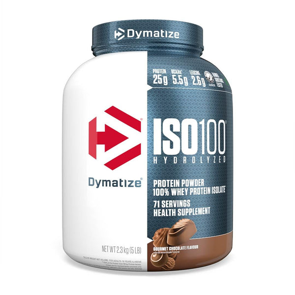 Dymatize Nutrition ISO 100, Whey Protein Powder, Gourmet Chocolate, 5 Pound