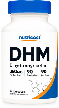 Thumbnail for Nutricost Dihydromyricetin (DHM) Capsules (350mg, 90 Capsules) - Vegan, Non-GMO, 90 Servings