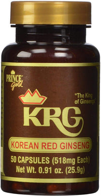 Thumbnail for Prince of Peace Korean Red Ginseng Capsules, 50 Count