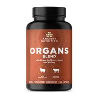 Thumbnail for Ancient Nutrition Organ Supplements, Grass-Fed and Wild Organ Complex Capsules, Liver, Heart, Kidney Supports Organ, Cognitive, and Immune System Health, 180 Ct