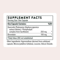 Thumbnail for THORNE - Quercetin Complex - Antioxidant Supplement with Bromelain for Immune Health, Respiratory Support & Seasonal Allergy Relief* - Third-Party Certified - Gluten, Dairy & Soy-Free - 60 Capsules