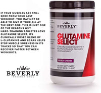 Thumbnail for Beverly International Glutamine Select, 60 Servings. Clinically Dosed L-Glutamine and Amino Acid Formula for Lean Muscle and Recovery. Sugar-Free Powder. BCAA’s.