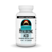 Thumbnail for Source Naturals Hyaluronic Acid, Promotes Healthy Joints* 50 mg -120 Capsules